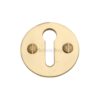 Solid Brass Round Key Escutcheon
