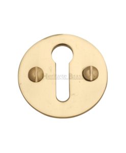 Solid Brass Round Key Escutcheon