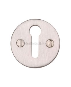 Solid Brass Round Key Escutcheon