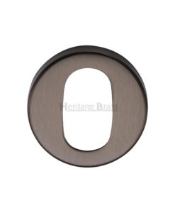 Oval Profile Cylinder Round Key Escutcheon