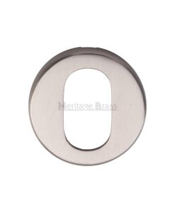 Oval Profile Cylinder Round Key Escutcheon