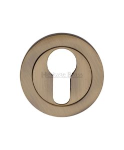 Solid Brass Euro Key Escutcheon