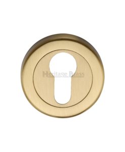 Solid Brass Euro Key Escutcheon
