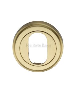 Heritage Brass Oval Key Escutcheon