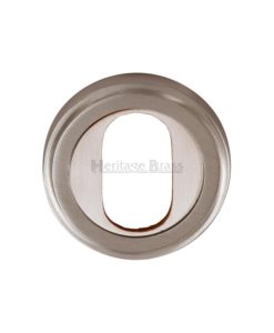Heritage Brass Oval Key Escutcheon