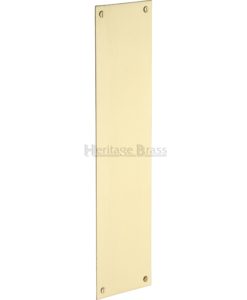 Solid Brass Flat Finger Plate (305mm)