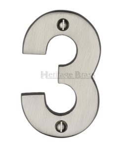 Face Fixed Thick Door Numerals