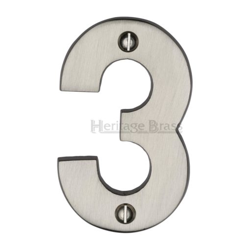 Face Fixed Thick Door Numerals