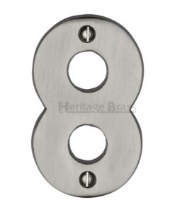 Face Fixed Thick Door Numerals