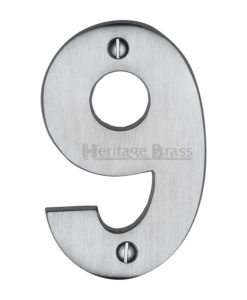 Face Fixed Thick Door Numerals