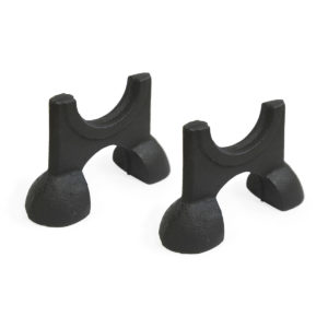Modus Radiator Cast Feet Standard Cast Iron Radiator Feet (Pair) (Black) - Period Home Style