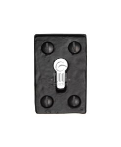 Tudor Black Iron Keyhole Escutcheon
