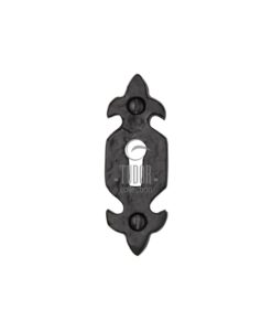 Tudor Fleur-De-Lys Keyhole Escutcheon