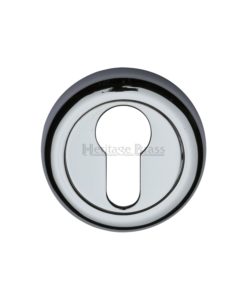 Standard Solid Brass Euro Key Escutcheon