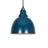 Brindley Pendant Light In Blue-Grey & White
