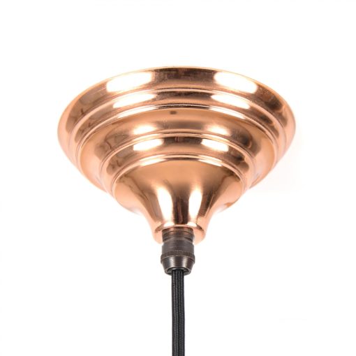 Hockley Pendant Light In Hammered Copper