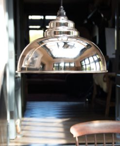 Smooth Nickel Harborne Pendant Light