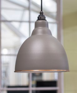 Brindley Pendant Light In Warm Grey