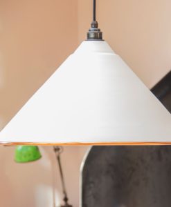 Hockley Pendant Light In Oatmeal White