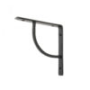 Black Plain Shelf Bracket (6")
