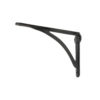 Black Curved Shelf Bracket (10" x 7")