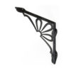 Black Flower Shelf Bracket (9" x 9")