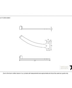 Window Quadrant Stay In Black (8.5