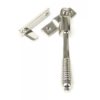 Night Vent Reeded Fastener In Polished Nickel