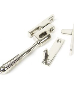 Night Vent Reeded Fastener In Polished Nickel