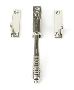 Night Vent Reeded Fastener In Polished Nickel