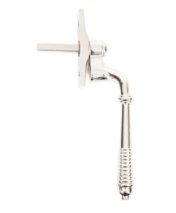 Reeded Window Espag Handle In Polished Nickel (LH)