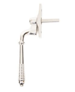 Reeded Window Espag Handle In Polished Nickel (RH)