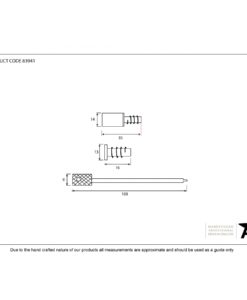 Sash Window Secure Stop In Polished Brass