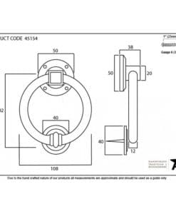 Pewter Regency Door Knocker