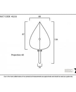 Pewter Shropshire Coat Hook