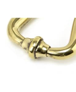 Aged Brass Slimline Art Deco Door Knocker