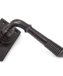 Aged Bronze Reeded Lever Bathroom Set