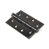 Black 4" Ball Bearing Butt Hinge (Pair)