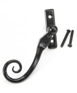 Black Monkeytail Espagnolette Fastener (LH) - Small