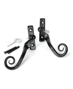 Black Monkeytail Espagnolette Fastener (LH) - Small