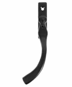 Black Peardrop Espagnolette Fastener (LH) - Small