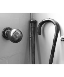 Pewter Regency Mortice Rim Knob Set