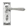 Polished Chrome Reeded Lever Bathroom Set