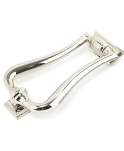 Polished Nickel Slimline Art Deco Door Knocker