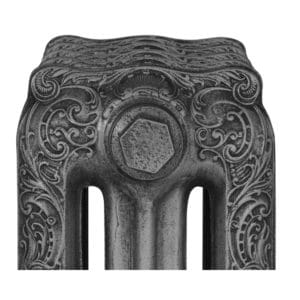 Antiqued Silver Radiator Finish