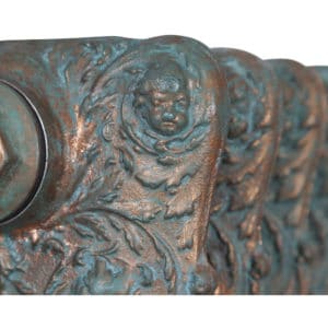 Gold Leaf & Verdi Gris Radiator Finish