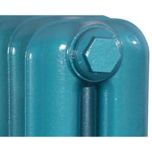 Turquoise Radiator Finish