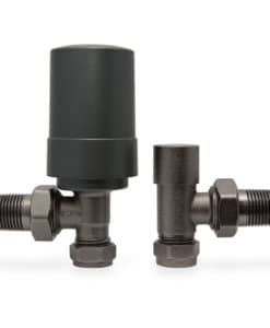 Genius Smart Valve With Natural Pewter Angled Body