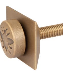 Castrads Whitworth Wall Stay (Natural Brass)