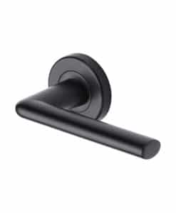 Lena Door Handle On Round Rose